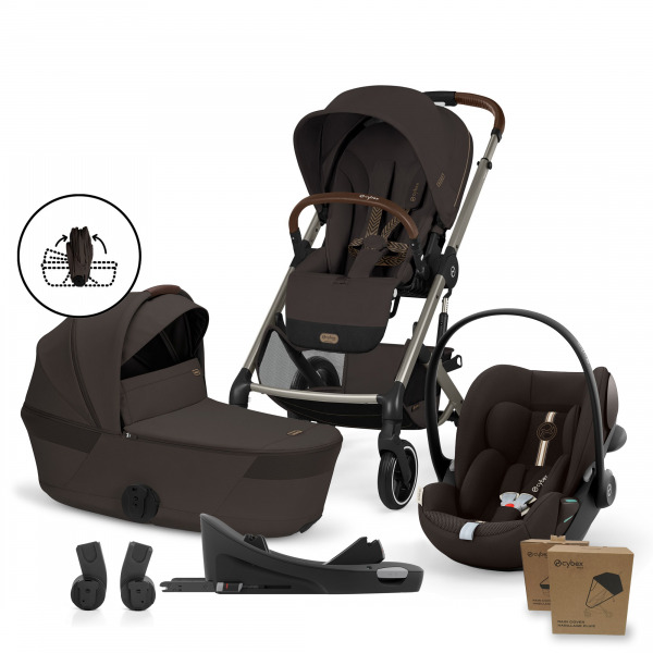 CYBEX Gold Balios 2026 4in1 �sszecsukhat� m�zessel All Weather - Chocolate Brown
